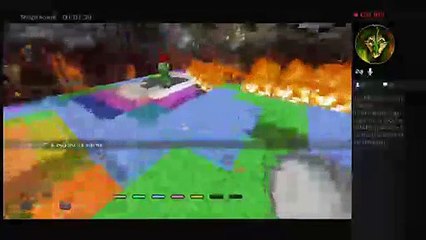 Diffusion de mon premier live sur Minecraft