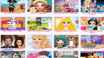 Frozen Princess Elsa, Ariel, Jasmine & Aurora Coachella - Frozen Elsa Dress Up Games for Kids
