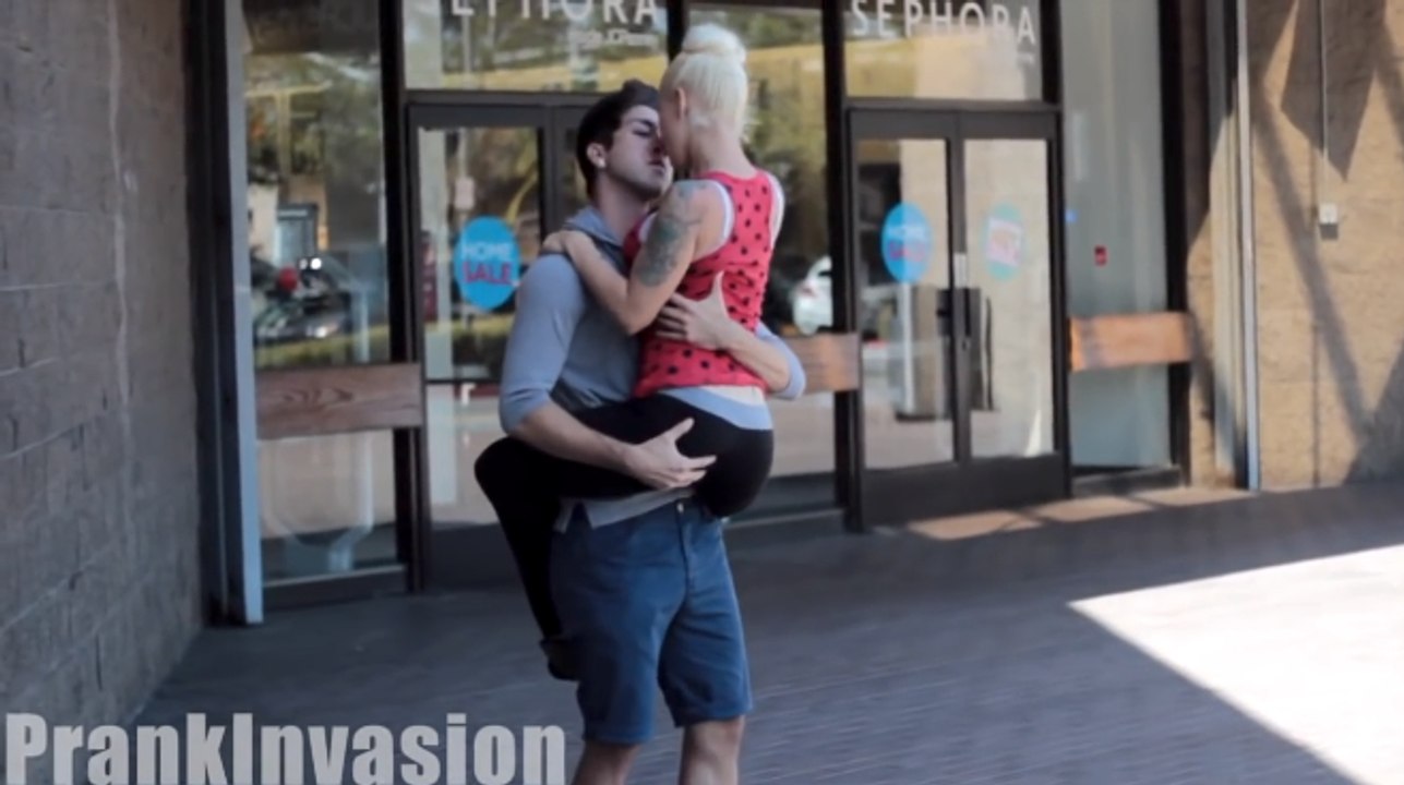 Kissing Girl With Yoga Pants - Best Funny Kissing Pranks ♛ Funscene ♛ -  video Dailymotion