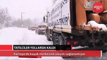 Kartepe’de kayak merkezine ulaşım sağlanamıyor