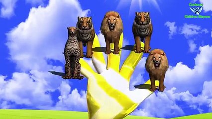 Lion Finger Family Fantasy Beast Animals Finger Family Cartoon Kids Rhymes