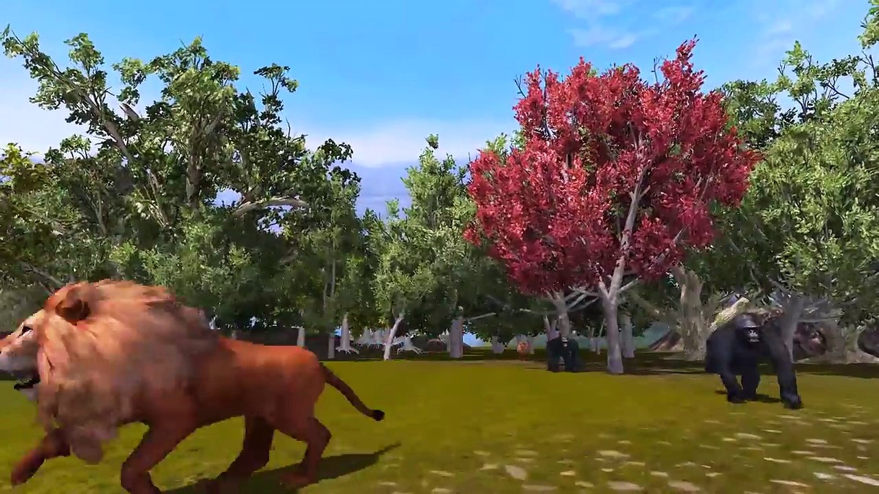 Gorilla Finger Family 3D Animated Songs For Children | Top 10 Finger Family Rhymes