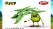 Beans Rhyme | Nursery Rhymes With Lyrics For Kids | Vegetable Rhymes | Rhymes 3D Animation