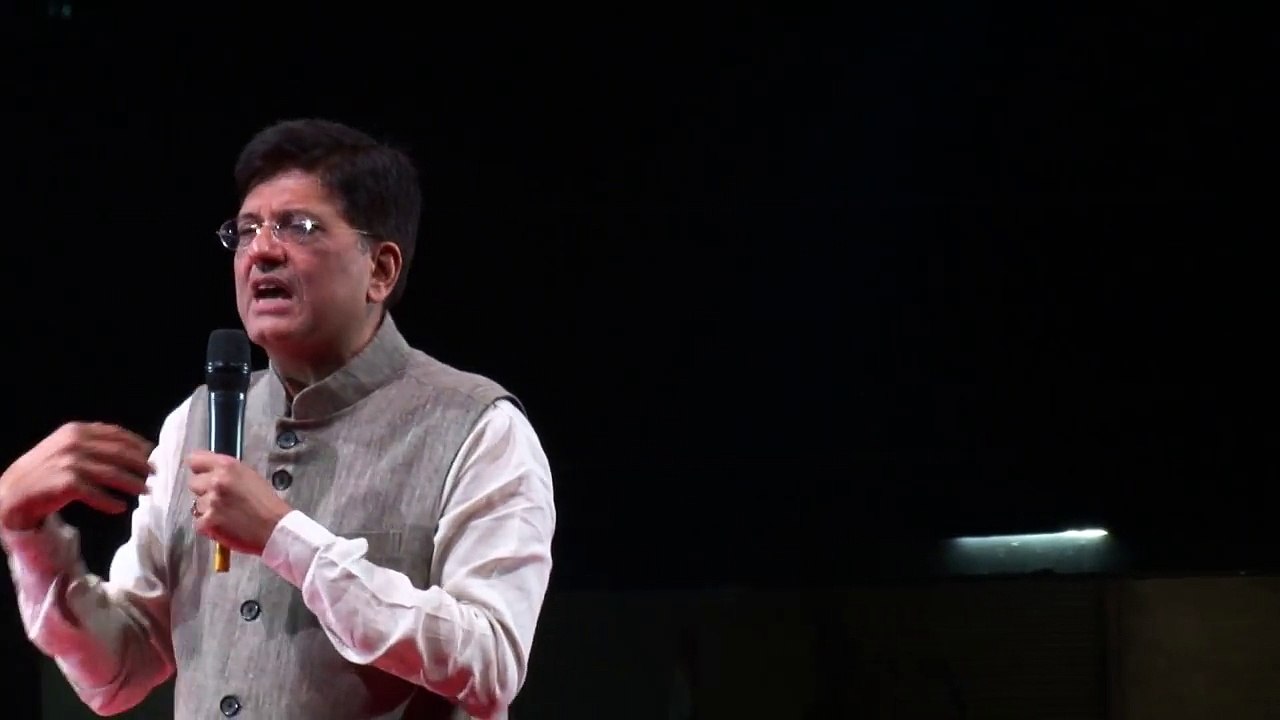 Shri Piyush Goyal Speaking at the India International Model United Nations, Mumbai