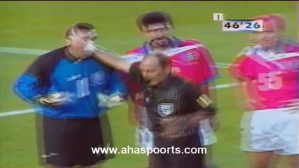 اهداف مباراة البرازيل و تشيلي 4-1 ثمن نهائي كاس العالم 1998