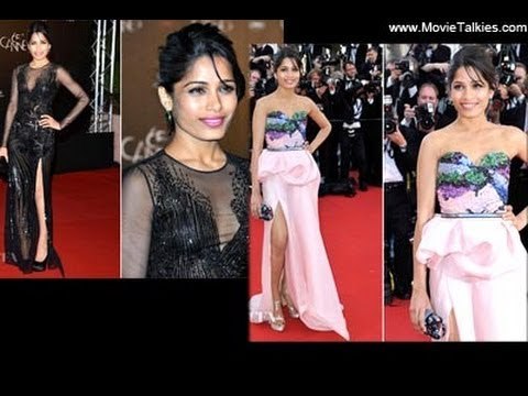 Freida Pinto's Fashion At 65th Cannes Films Festival, 2012 Red Carpet