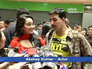 Akshay Kumar, Sonakshi Sinha Promote 'Rowdy Rathore' On CID