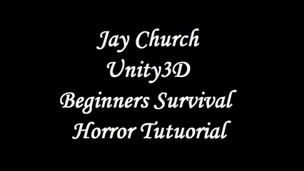 Unity3D Survival Horror Lesson 109 Screen Effects Continued