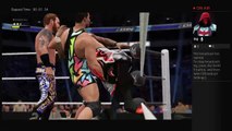 Smackdown Live 12-27-16 Tag Titles 4 Corners Match