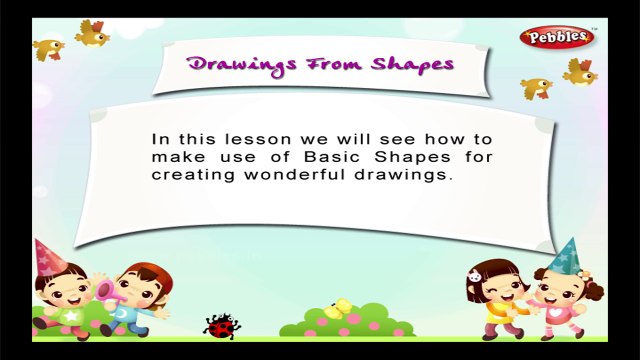Drawings from Basic Shapes Learn Drawing For Kids Learn Drawing Step By Step For Children