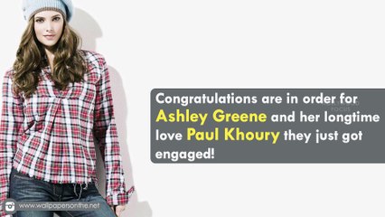 Ashley Greene is Engaged to Paul Khoury