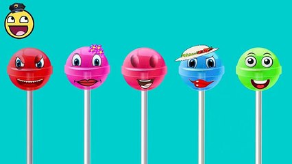 Songs for Kids | 2D Lollipop Finger Family | Finger Family Poem