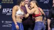 Rousey finally cracks a smile; Cruz, Garbrandt testy at UFC 207 ceremonial weigh-in