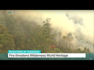 Fire threatens Wilderness World Heritage in Tasmania