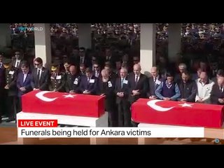 Funerals held for Ankara victims