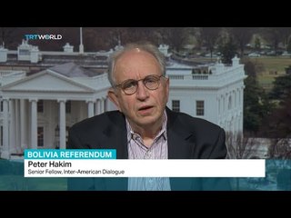 Interview with Prof. Peter Hakim about Bolivian referendum