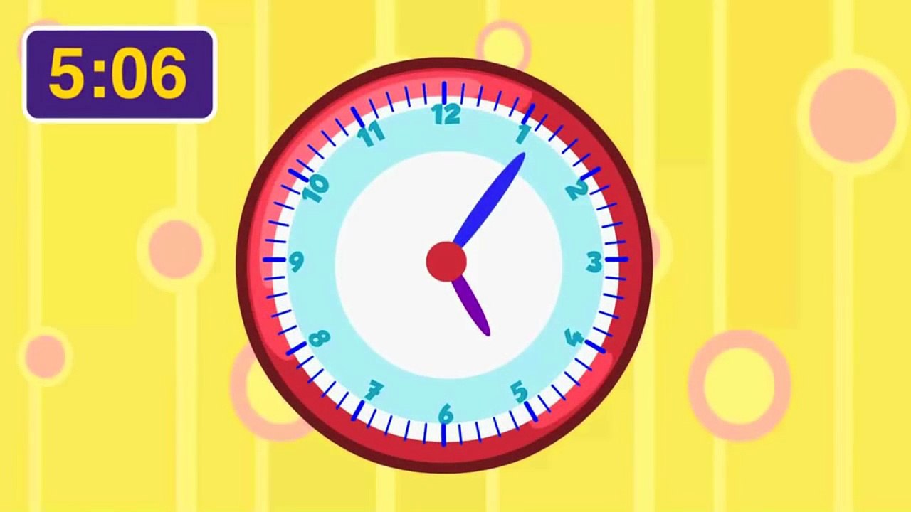 Telling Time Song For Kids- Learning Songs For Kindergarten & Pre-School