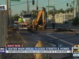 Phoenix water main break floods streets and homes