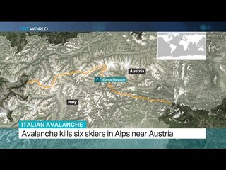 Descargar video: Avalanche kills six skiers in Alps near Austria