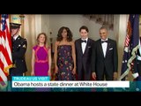 Obama hosts a state dinner for Canadian PM Justin Trudeau
