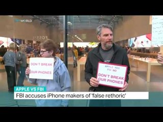 FBI accuses iPhone makers of 'false rhetoric'