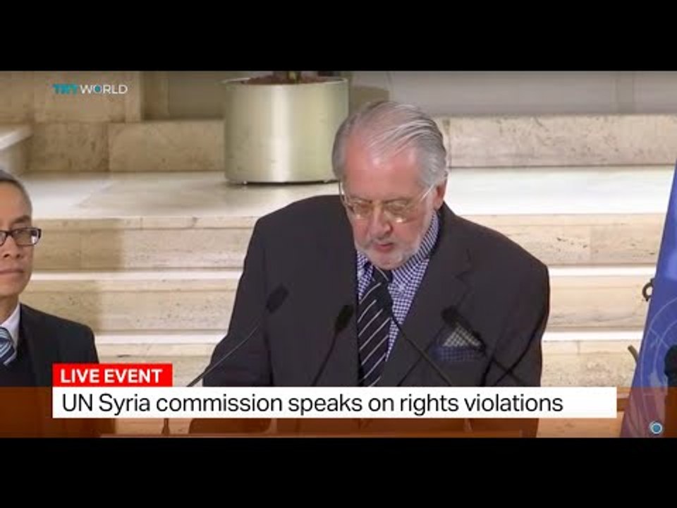 UN Syria commission speaks on rights violations