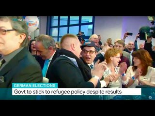 Merkel admits results of local elections difficult day for her party, Christine Pirovolakis reports