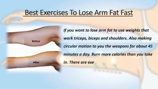 How to Lose Arm Fat Fast   Best Exercises To Lose Arm Fat Fast