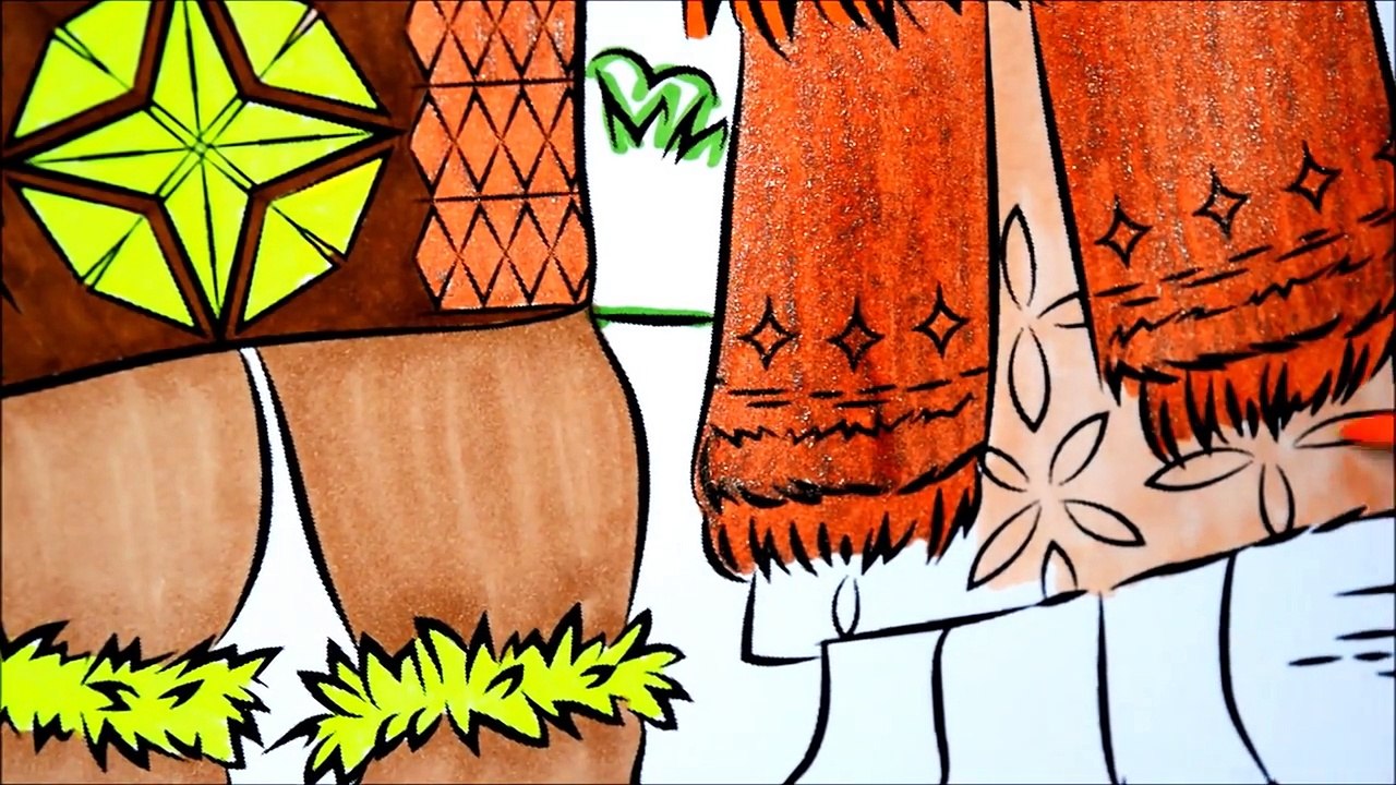 Disney Moana The Best Coloring Book Pages Video...