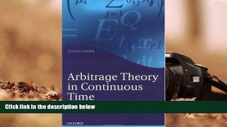 Download [PDF]  Arbitrage Theory in Continuous Time (Oxford Finance Series) For Ipad