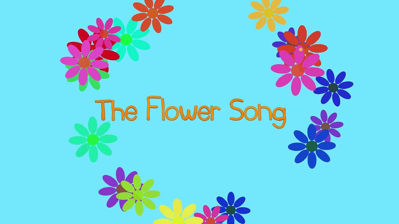 'The Flower Song' - lullaby for learning colors (children's educational song)