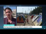 EU launches plan to reform asylum rules, Nathalie Savaricas reports