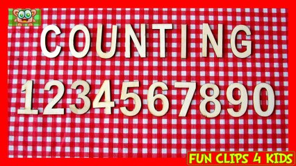 123 count with me in English and Spanish - Learning numbers in a fun way - Preschool Exercises