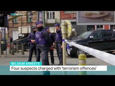 Belgium arrests - Four suspects charged with terrorism offences
