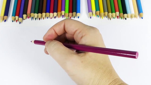 Learn ABC's with Colored Pencils abcdefghijklmnopqrstuvwxyz Fun Alphabet Learning for Kids
