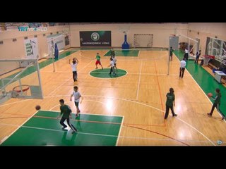 Education and basketball hand by hand, Samantha Johnson reports