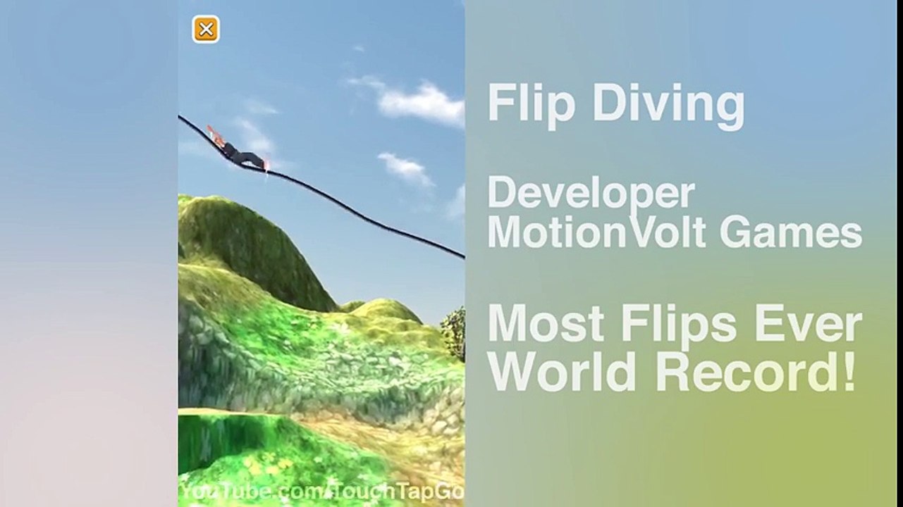 Flip Diving Most Flips Ever World Record video Dailymotion