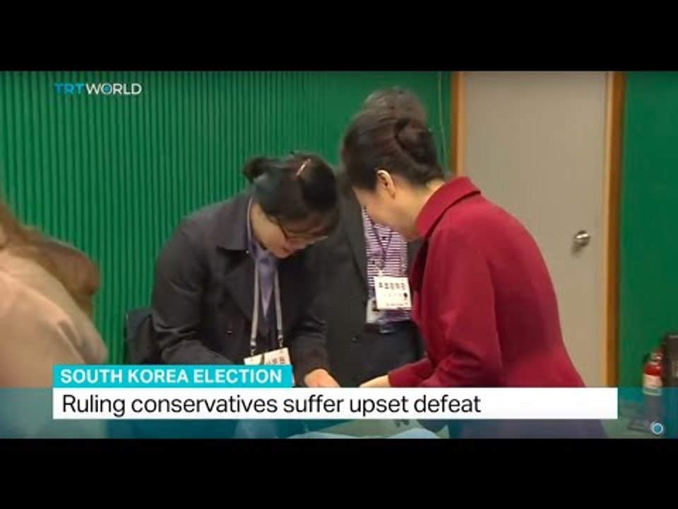 Ruling conservatives suffer upset defeat in South Korea