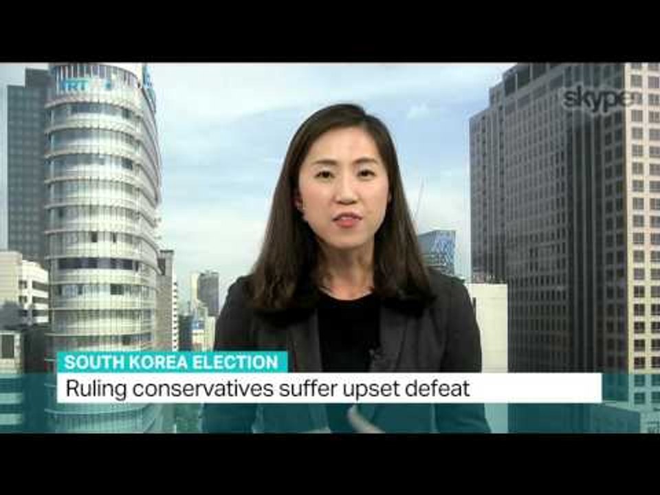 Ruling conservatives suffer upset defeat in South Korea, U-Jean Jung reports