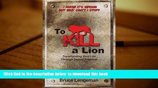 READ book  To Kill a Lion  DOWNLOAD ONLINE