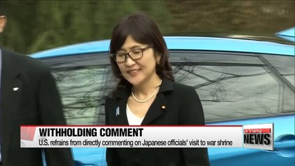 U.S. refrains from directly commenting on Japanese officials' visit to war shrine
