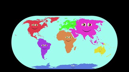 7 Continents Song for Children