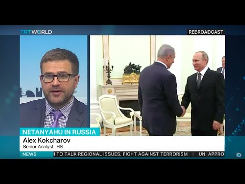 Interview with senior analyst Alex Kokcharov from IHS on Netanyahu's visit to Russia