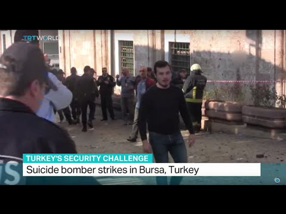 Suicide bomber strikes in Turkish city of Bursa, Ali Mustafa reports