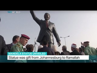 Mandela statue unveiled in Ramallah