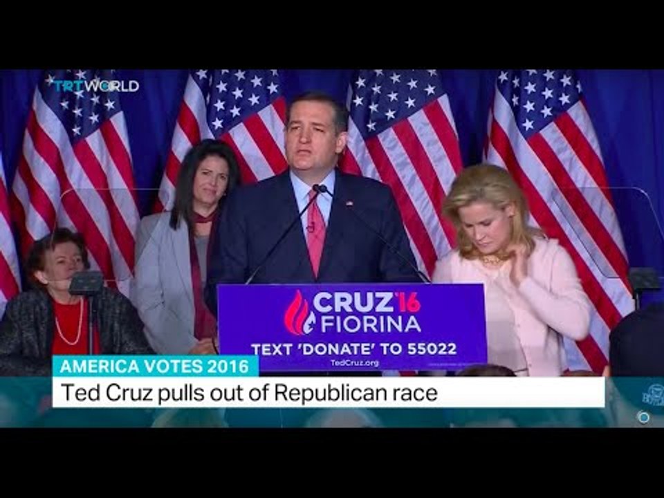 Ted Cruz pulls out of Republican race, Kilmeny Duchardt reports