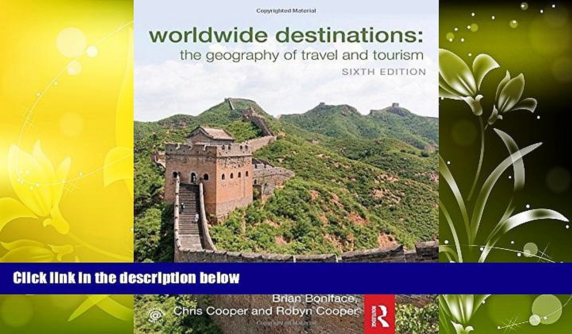 PDF  Worldwide Destinations: The geography of travel and tourism Trial Ebook