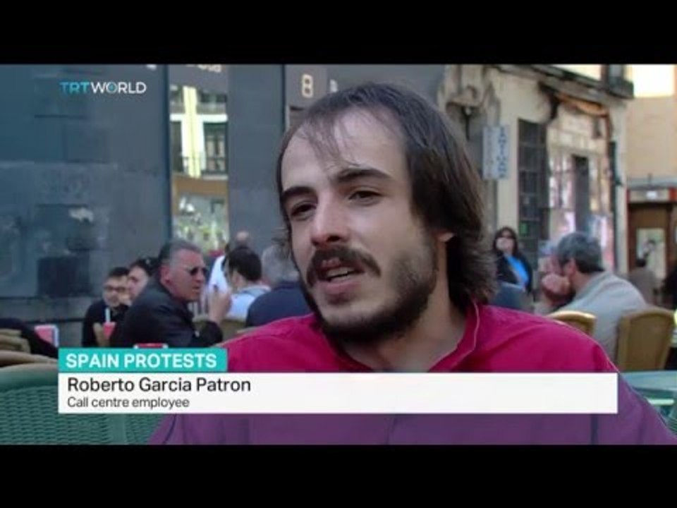 Fifth anniversary of anti-austerity demo movement in Spain, Jaime Velazquez reports