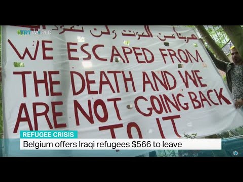 Belgium offers Iraqi refugees $566 to leave, Kevin Ozebek reports