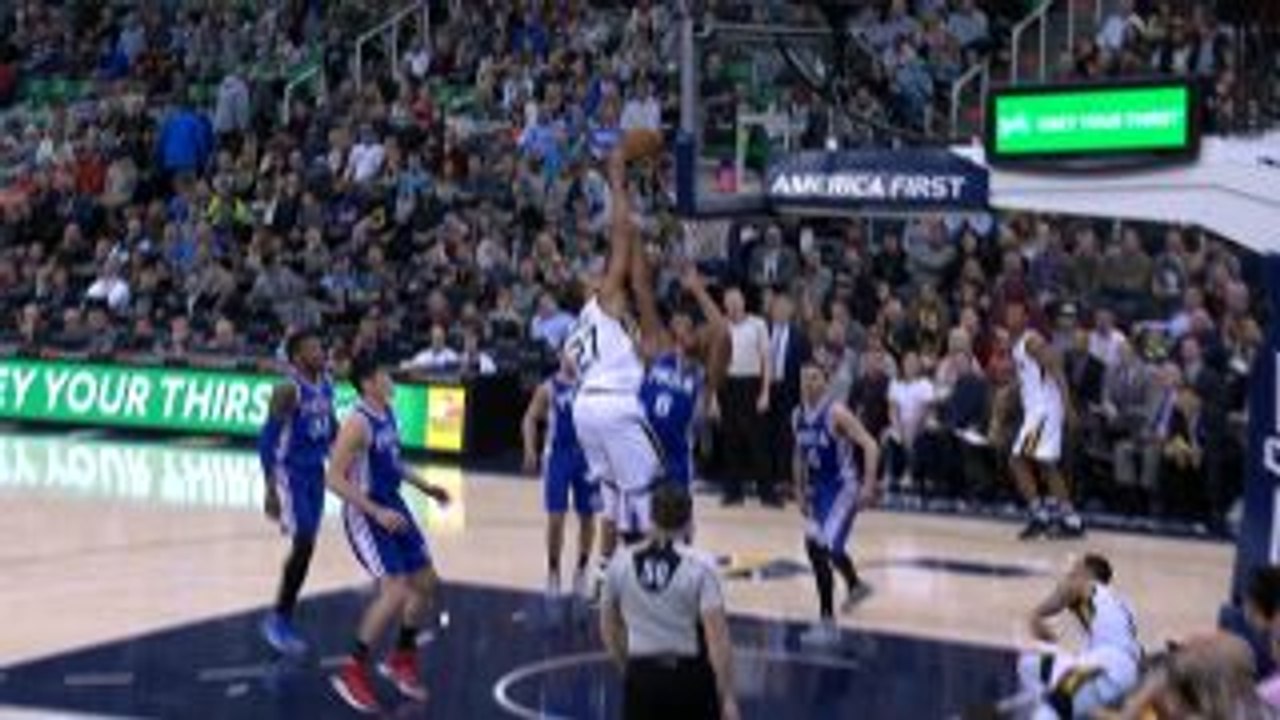 Dunk of the Night - Rudy Gobert